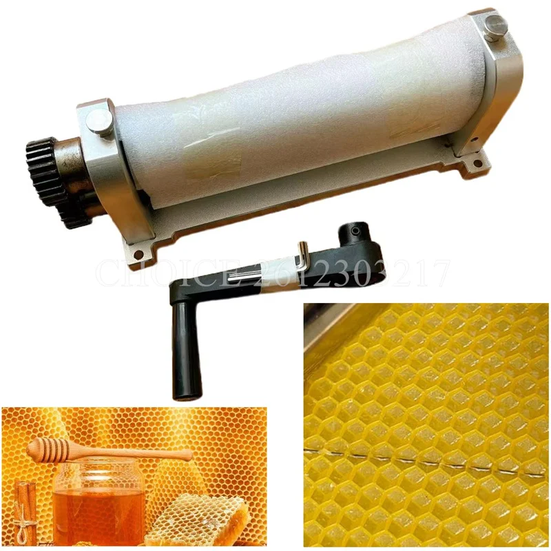 High Efficiency Manual Beeswax Foundation Machine 280mm Beeswax Maker Beeswax Mold Machine Beeswax Engraving Maker Beeswax Mill