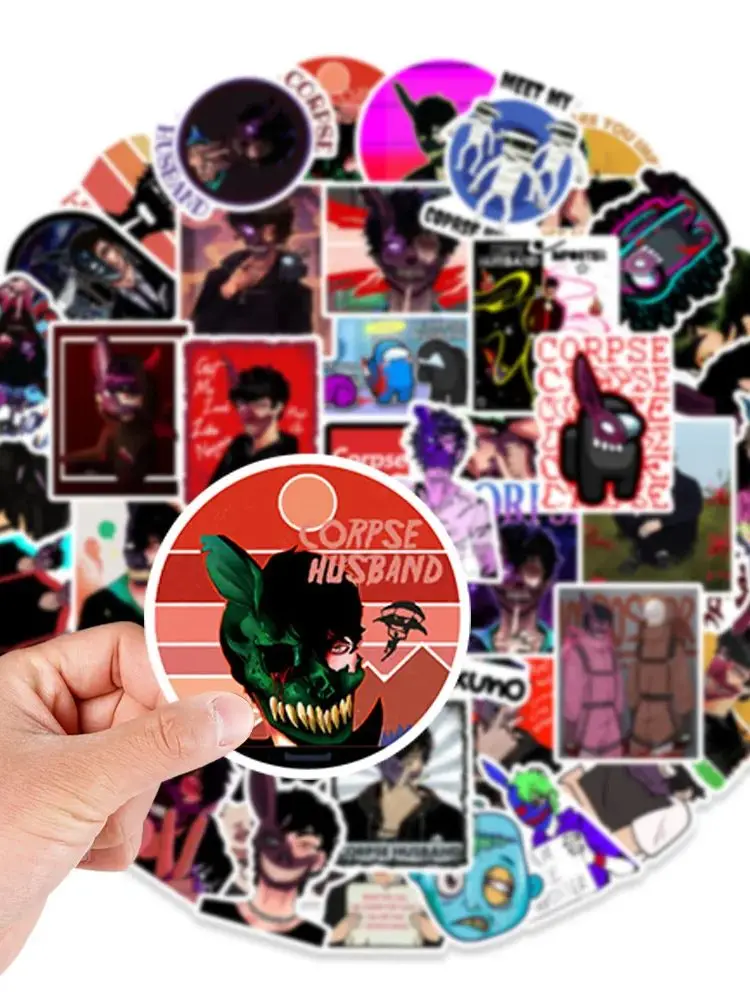 AliExpress GOGOTU 10/30/50PCS Zombie Anime Corpse Husband Stickers Decals Kids DIY Notebook Helmet Suitcase Laptop Bike Graffiti Toys Decoration