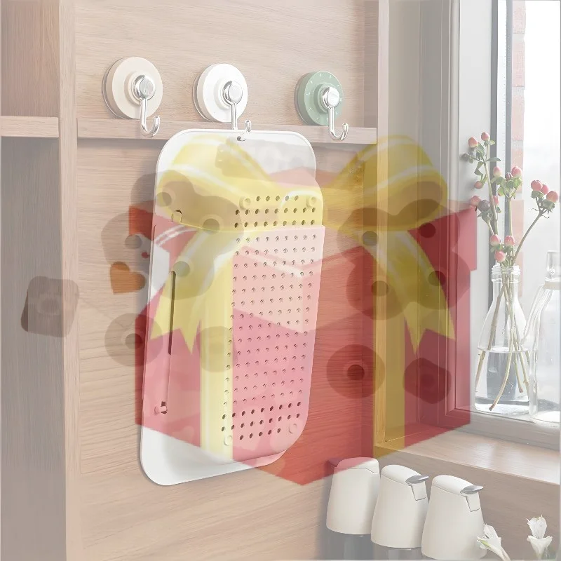 【HG】Telescopic Drain Basket, Lightweight Sink Storage Basket, Made Of Non-toxic Plastic, Food Contact Safe, Easy To Install