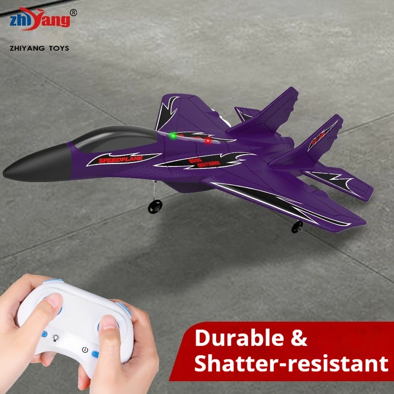 Zhiyang Toys Zy-420 Remote Control Airplane Foam Fixed Wing Glider Crash Resistant Electric Aeromodel Fighter Jet Outdoor Flying