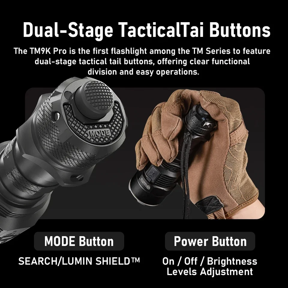 NITECORE TM9K プロ懐中電灯タクティカルライトワークライトキャンプ