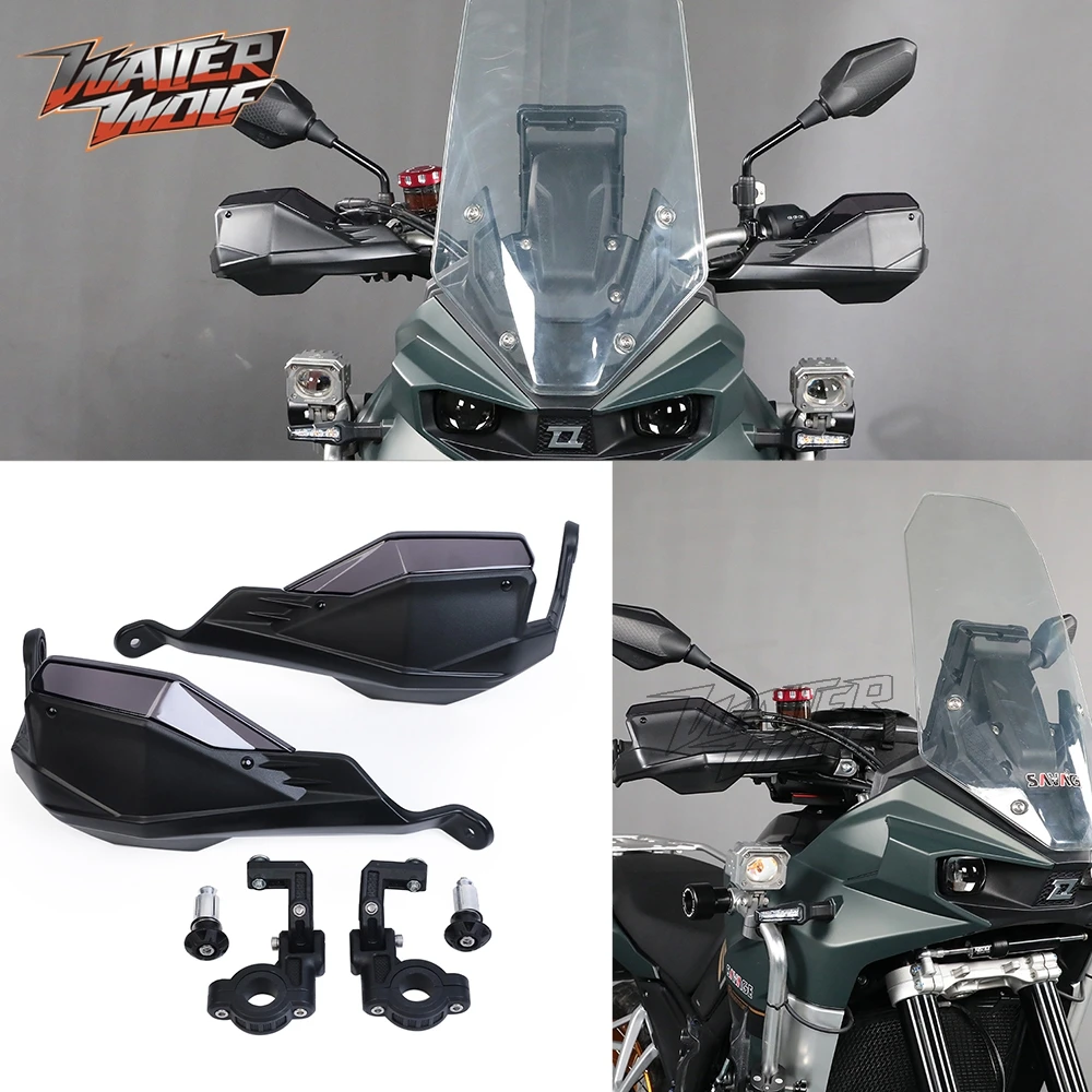 اكسسوارات الدراجات النارية تحطم المنزلق ل Kove 800X Colove KY800X 2023-2025 رخصة قوس حامل GPS غطاء المصباح Handguard