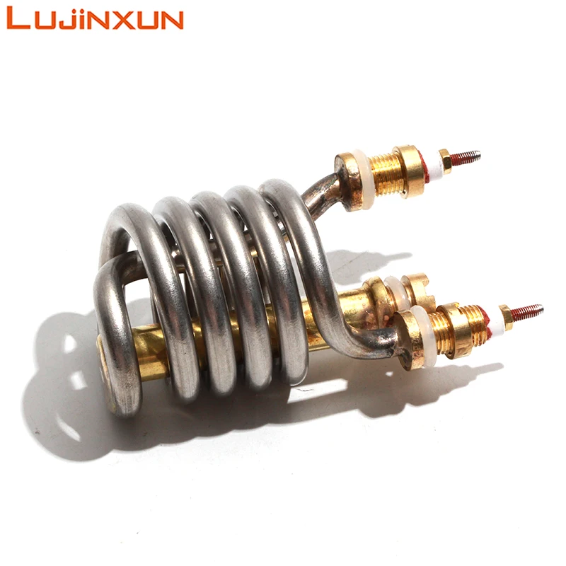 LUJINXUN 3KW Instant Hot Water Heater Parts Stainless Steel Heating Tube Electric Faucet Heating Element 220V Type D/E/F