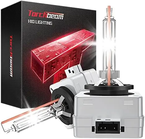

Лампы Torchbeam D3S HID 6000K 35W – комплект из 2 штук – холодный белый свет, замена ксеноновых ламп (не для галогенных)