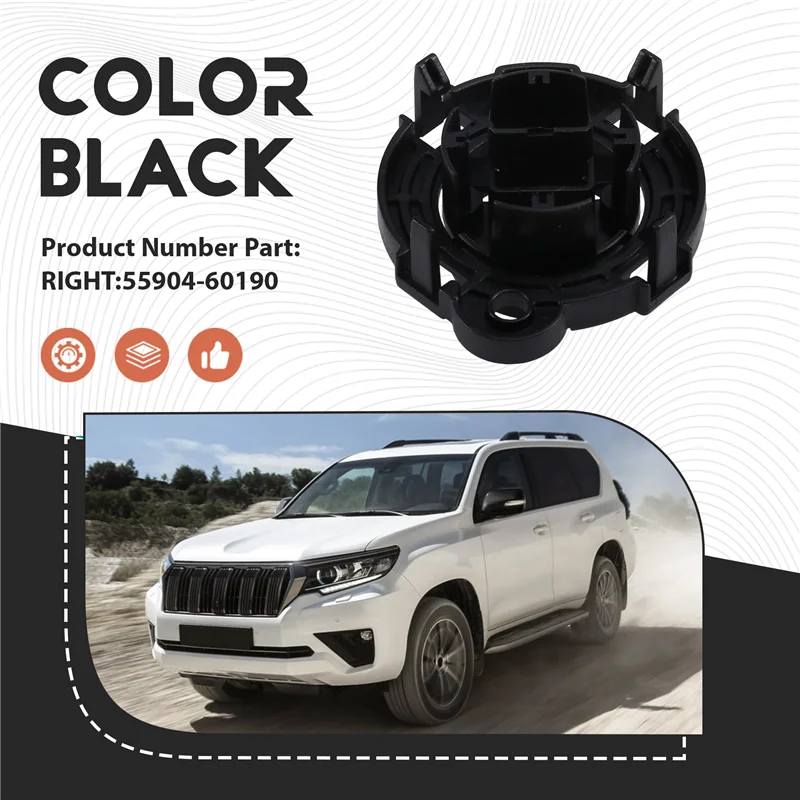 

Car Repair Kit Front Air Conditioning Knob Switch For Toyota Land Cruiser Prado LC150 2010-2017-55904-60180 55904-60190 Right