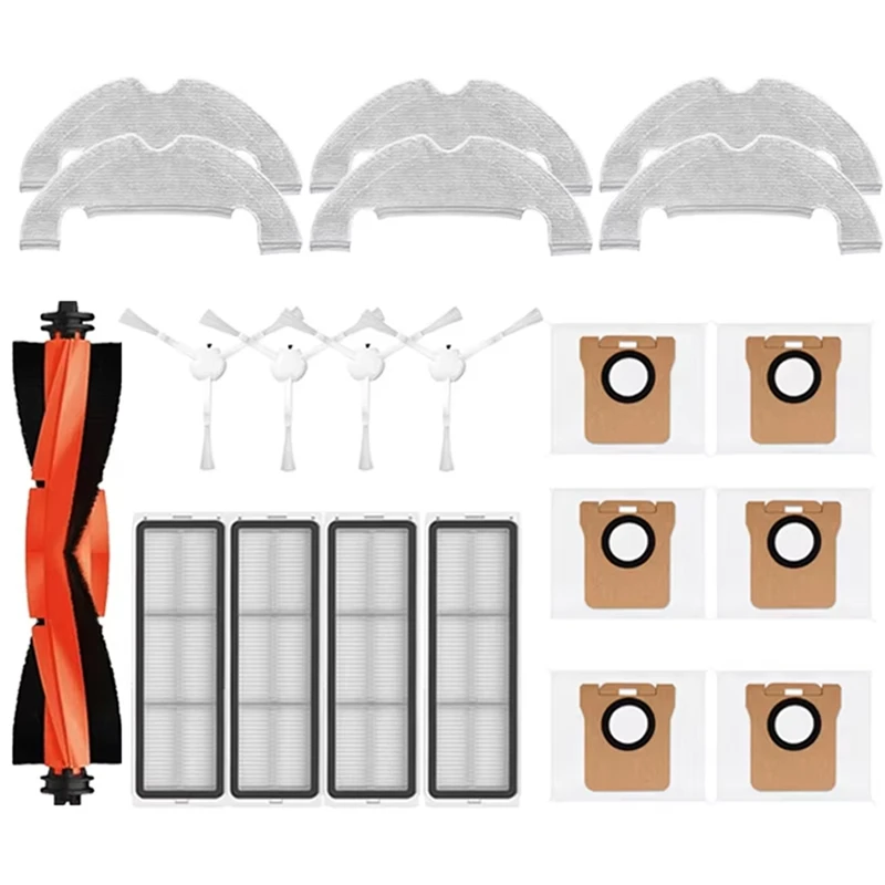 

The New For Xiaomi Robot Vacuum X10 Replacement Spare Parts Accessories Main Side Brush Hepa Filter Mop Cloth Dust Bags