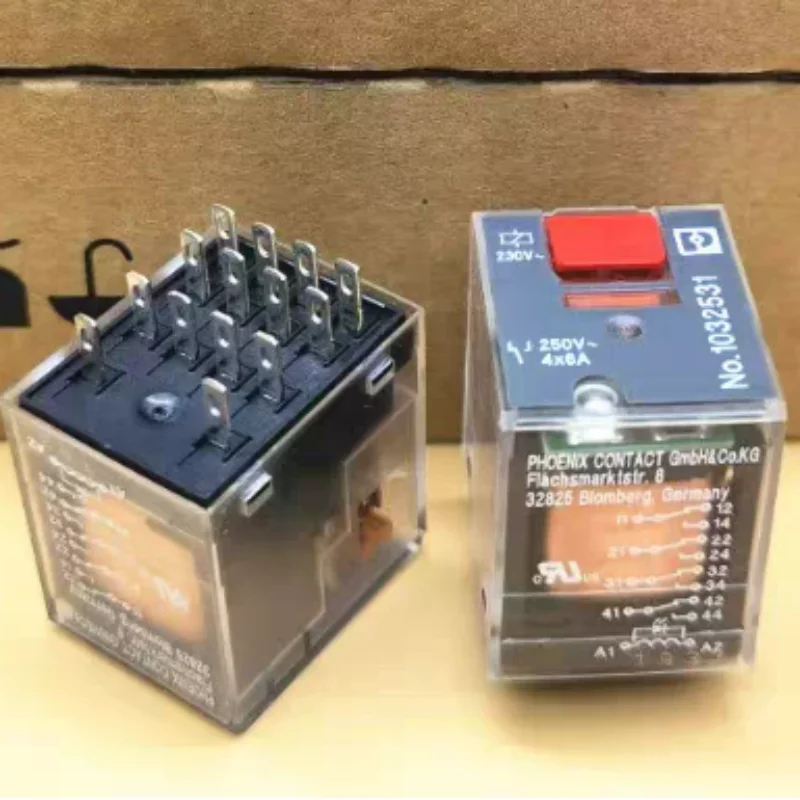 New 230VAC Relay No. 1032531 with 14 pins