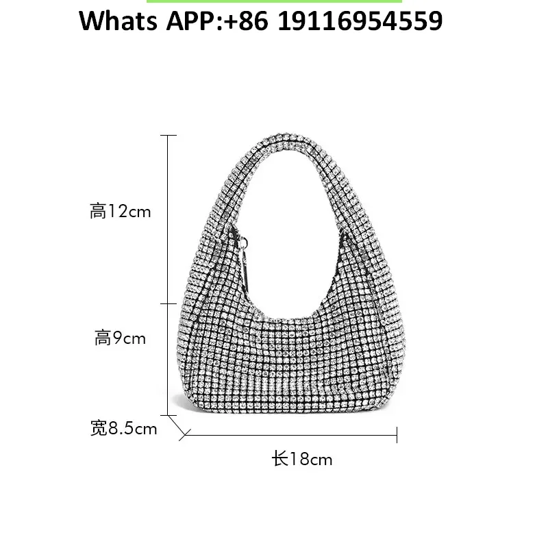 

Dinner Bag Women's Bag 2024 Diamond with Diamond Tote