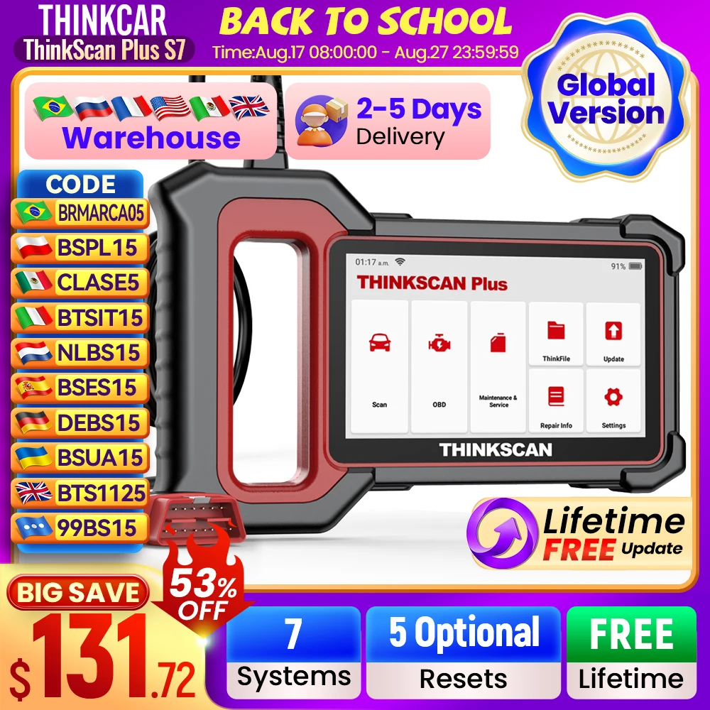 THINKCAR Thinkscan Plus S7 S6 S4