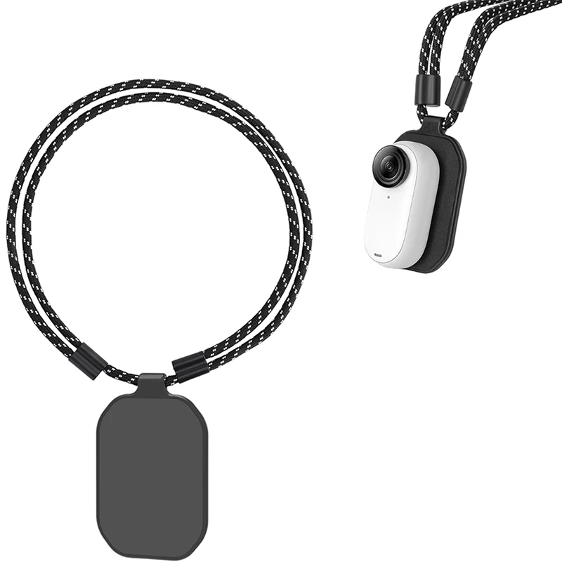Magnetic Camera Mount Neck Lanyard for DJI Osmo Nano Adjustable Neck Strap Mount for Insta360 GO 3S/GO 3/MIC Camera Accessories