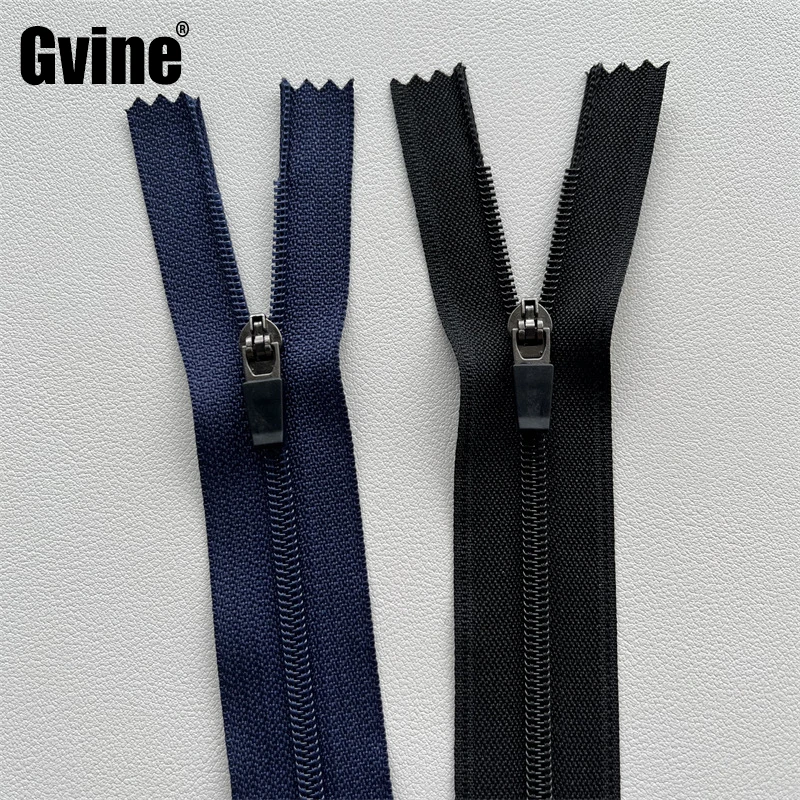 

20Pcs/Lot 3# Coil Zippers Close End Reversible Nylon Zippers Custom Length Zipper Hidden Zip for Sewing Garment Clothes