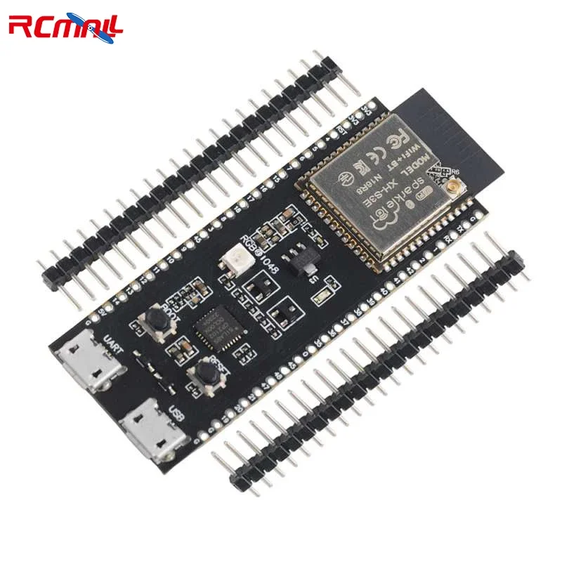 

RCmall ESP32-S3-DevKitC-1 N16R8 Development Board Wi-Fi + BLE MCU Module Integrates Complete Wi-Fi and BLE Functions 16MB Flash