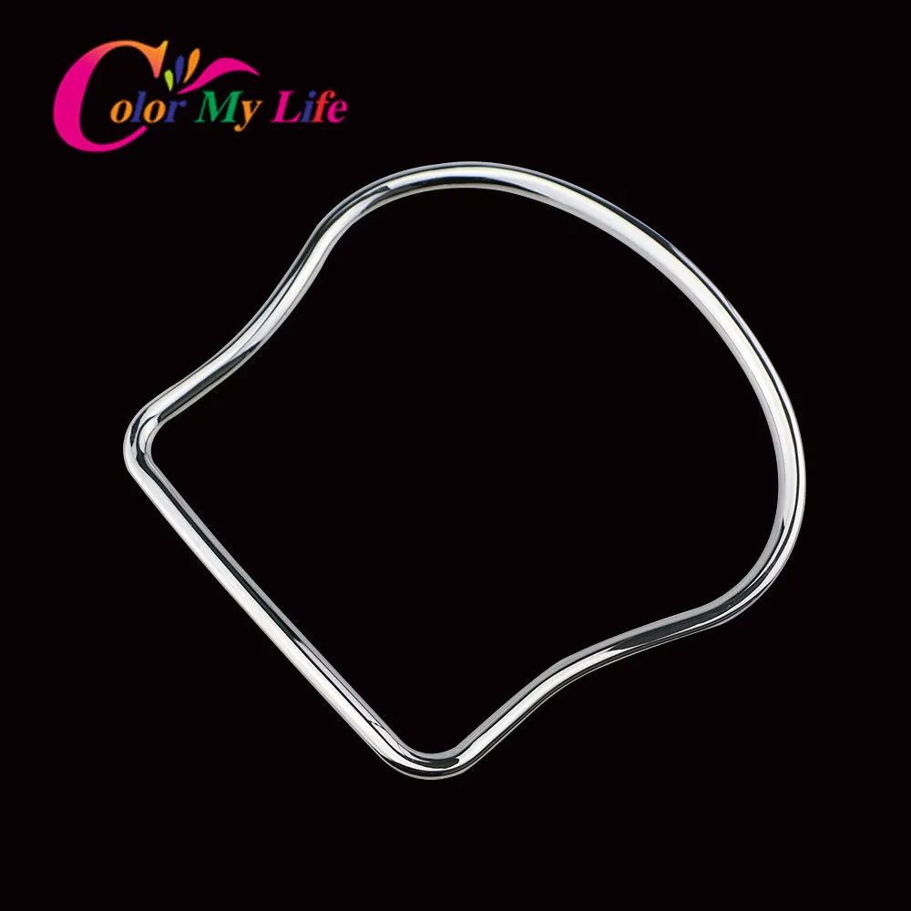 ABS Chrome Water Cup Circle Trim Glove Box Decorative Sticker for Nissan Micra K13 Versa 2011 - 2015 Accessories