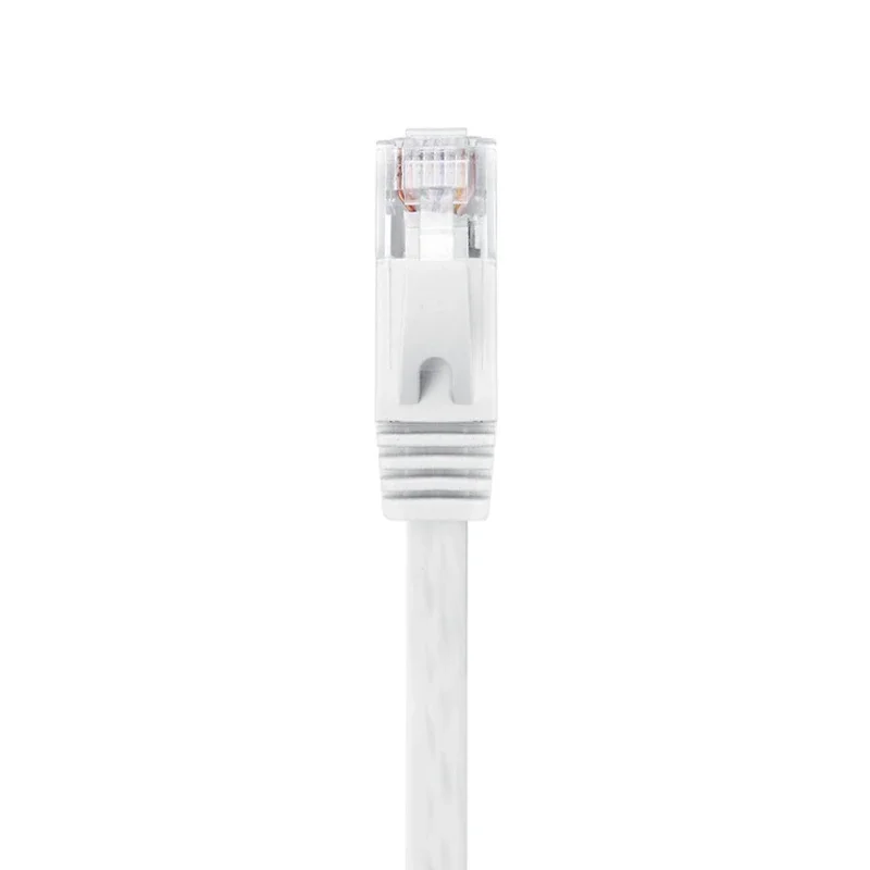 RJ45 kategoria 6 płaski Ethernet Patch kabel internetowy Gigabit CAT6 miedź beztlenowa przewód sieciowy zworka 1.5m