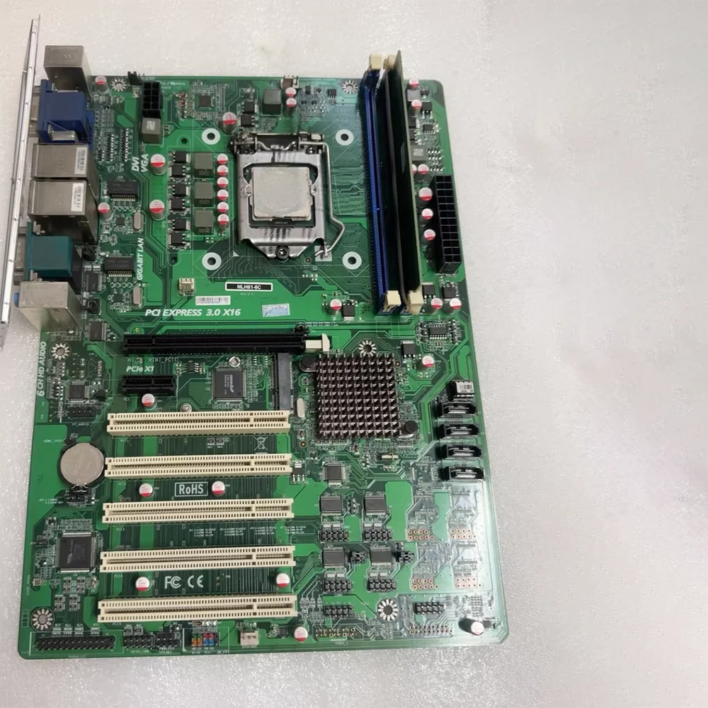 

NLH61-6C REV 1.0 LGA 1155, двухпортовая материнская плата