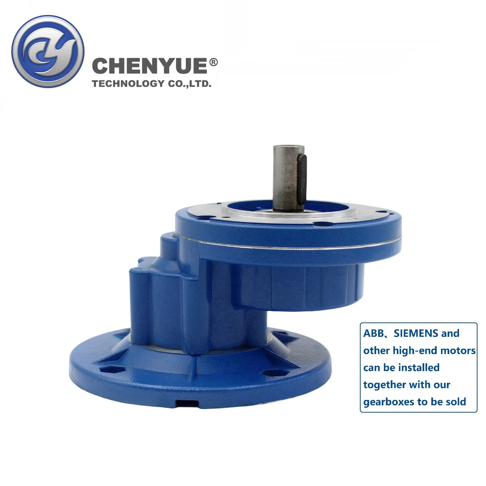 CHENYUE High Torque Big Output Hole Worm Gearbox CYPC63Input11mmOutput14mm Non-integral Ratio2/2.5/3/3.5/4/4.5/5Free Maintenance