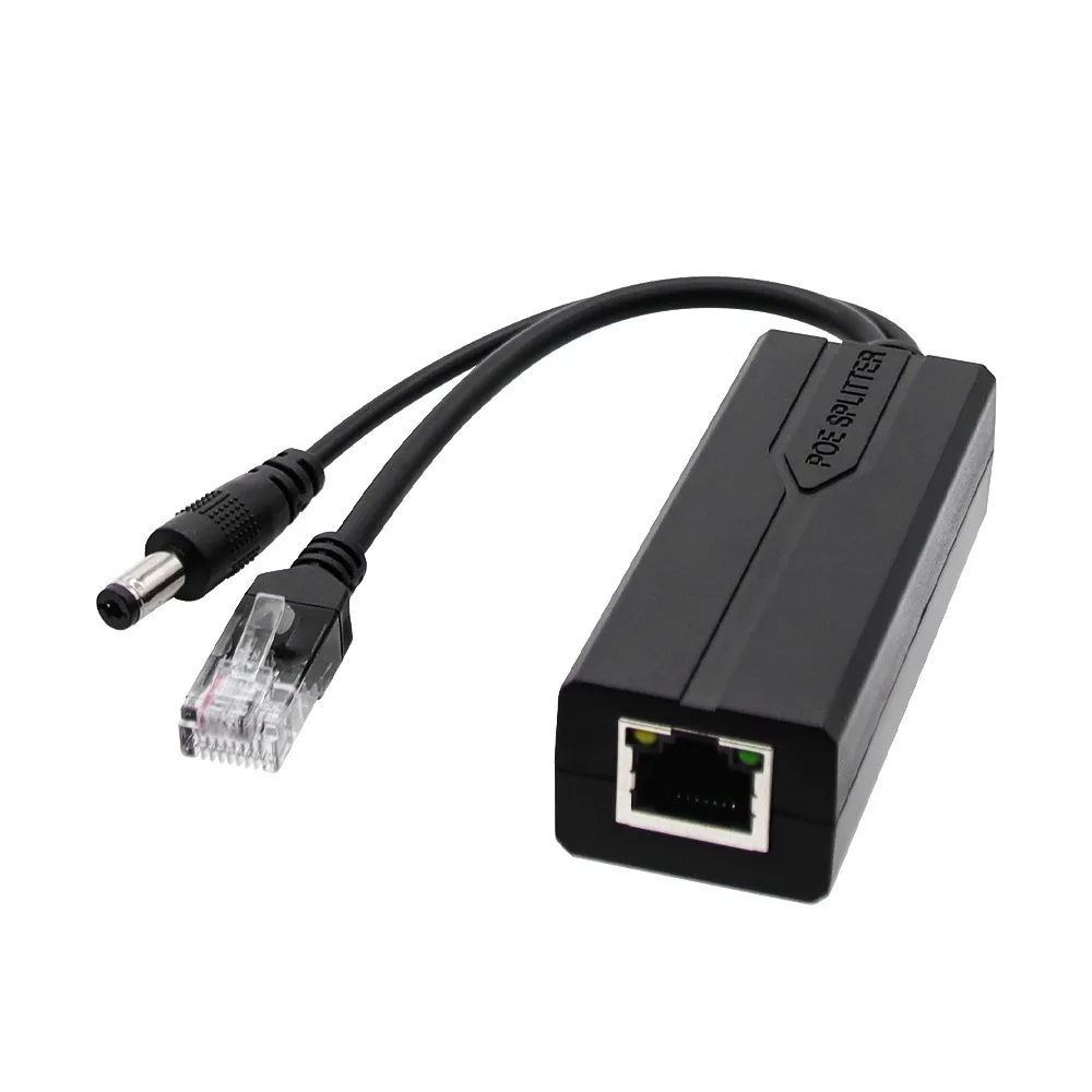 Standard POE Splitter 48V to 12V 1.2A  1000M POE Camera Power Supply  POE Adapter