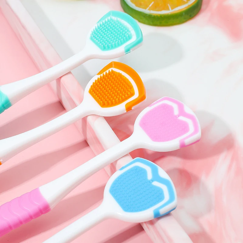 

Скребок для языка, уменьшает неприятный запах изо рта для ухода за полостью рта, очистители языка, инструменты для чистки языка для взрослых