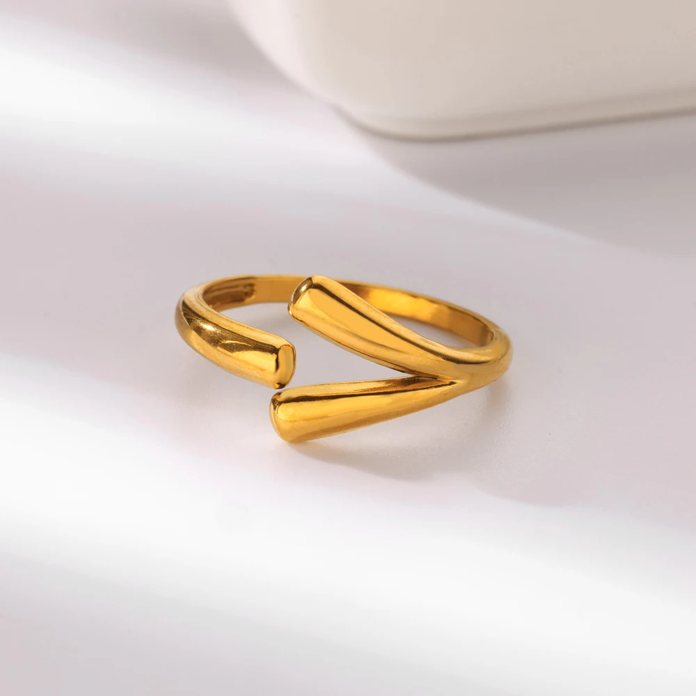 

Gold Color Double Round Stud Earrings for Women Stainless Steel Cubic Zirconia Earring Statement Trend Elegant Band Ear Jewelry