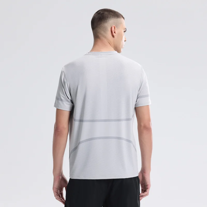 Men's Golf Training T-Shirt Ice Silk Short Sleeve Breathable Quick Dry Running Sportswear