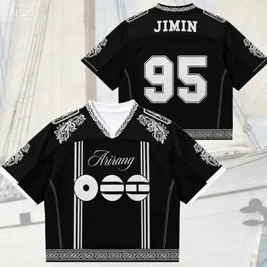 2026 New K-pop Korean Wave BTS Male Band Idol Peripheral Printed Short Sleeved T-shirt Fan Singer Entertainment FamilyMatching view 2
