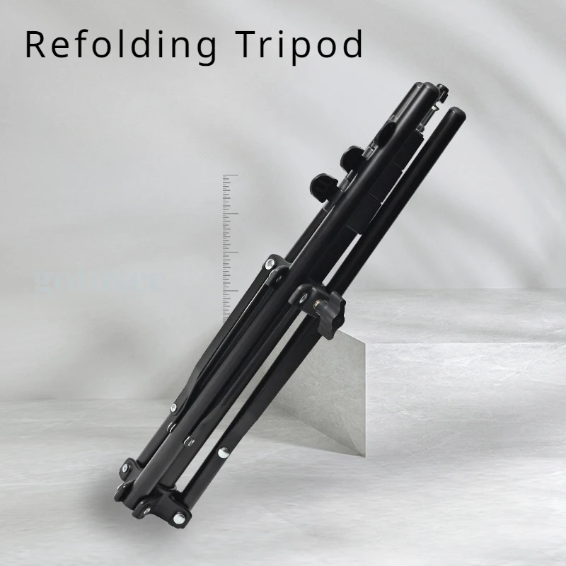 160cm Adjustable Refolding Tripod Stand Aluminium Alloy Portable Stable Retractable Tripods Mobile Phone Holder For DSLR Cameras