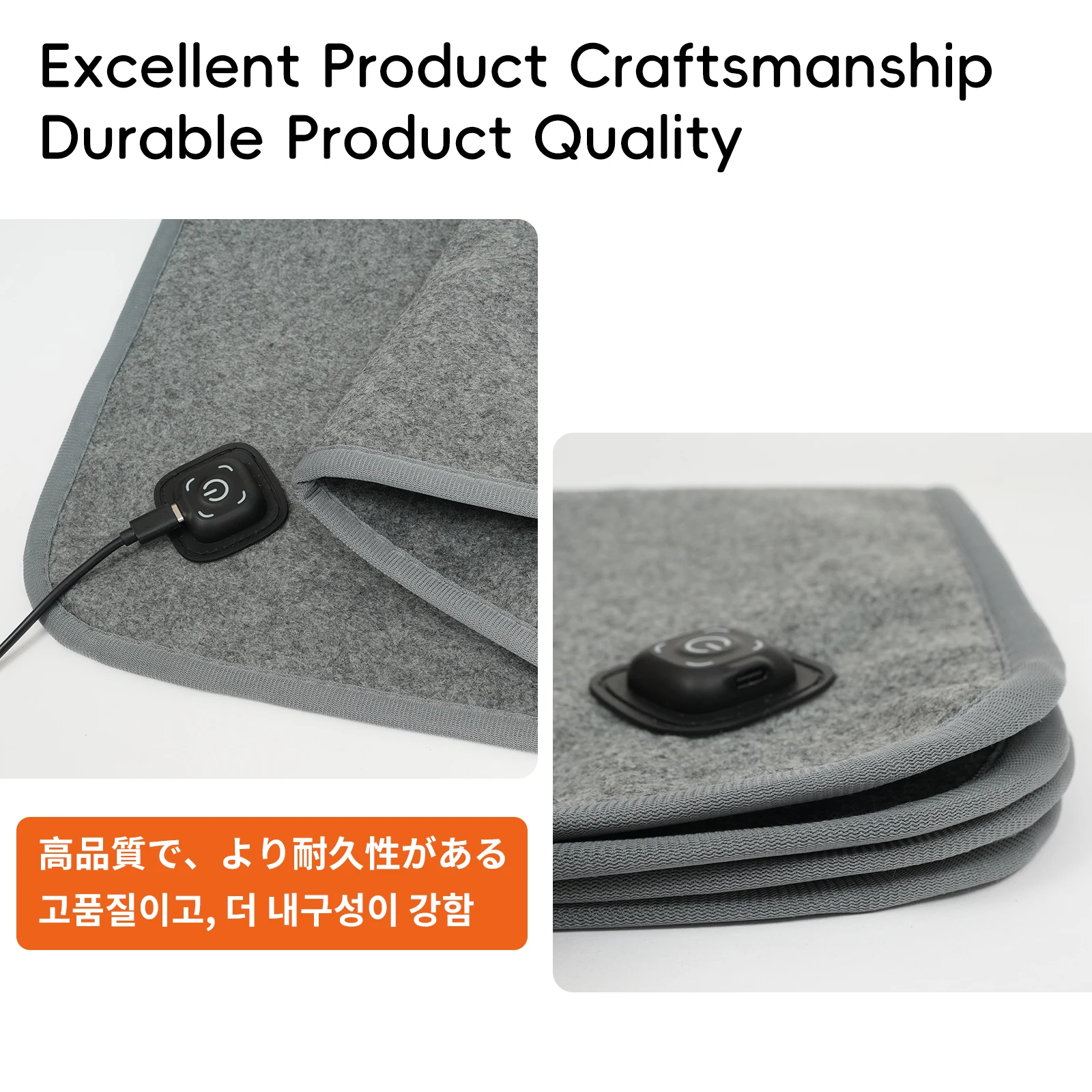 1 قطعة USB MiElectric لوحة التدفئة السجاد حصيرة مع 2 مناطق التدفئة 3 مستويات التدفئة 10H السيارات قبالة المنزل مكتب التخييم في الهواء الطلق استخدام #5