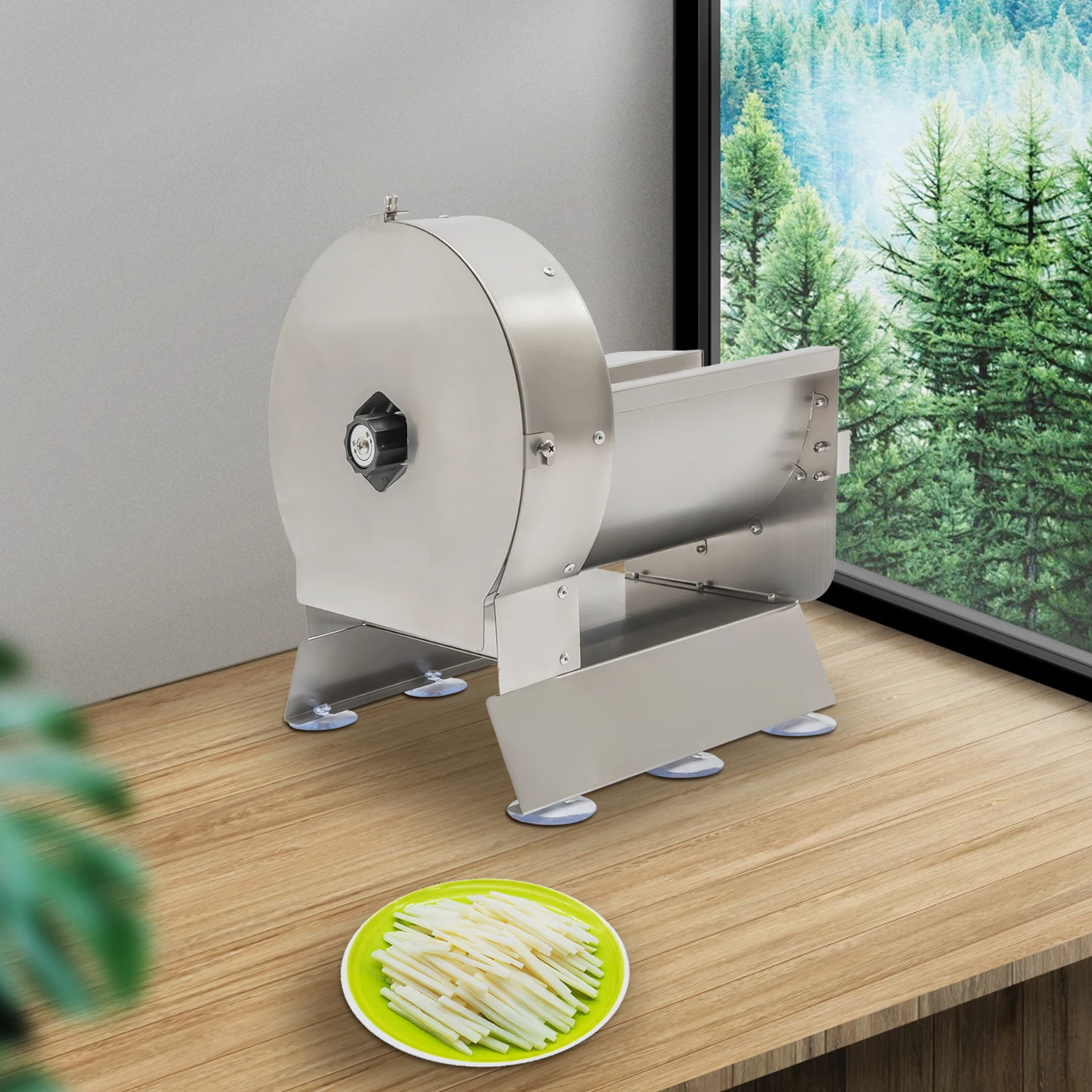 

Commercial Slicer Machine Manual Vegetable Fruit Slicer Food Slicing Machine Stainless Steel Vegetable Cutter for Potato