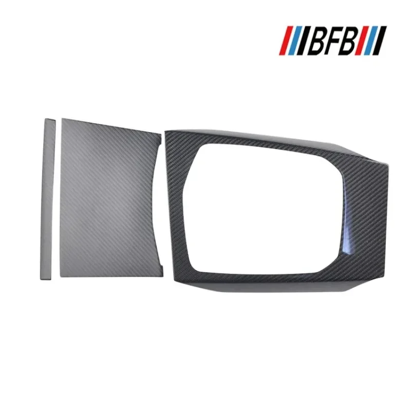 For BMW's new 3 Series G20 Dry carbon fiber interior right-hand drive gear frame panel, storage box Interior Moulding Accessorie