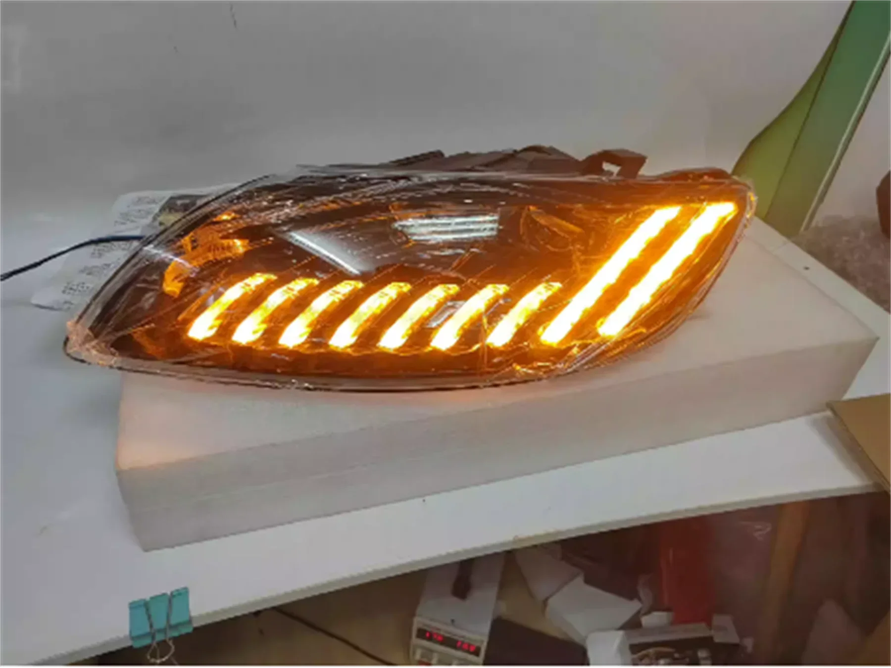 

Передняя фара автомобиля для Audi Q7 10-15 DRL дневные ходовые огни указатель поворота