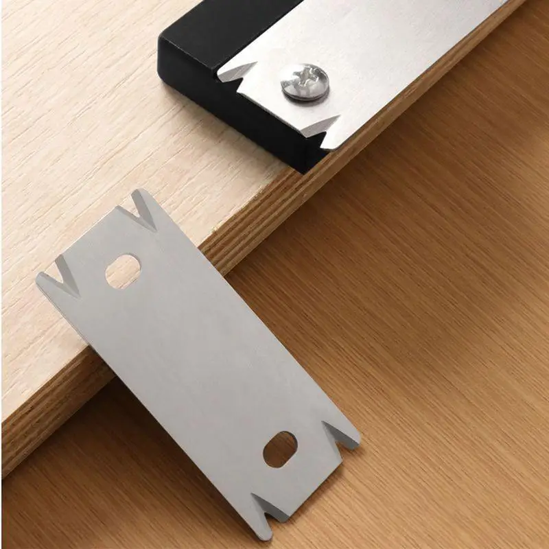 Hand Planer Edge Bander for Burrs Manual High Carbon Steel Edge Corner Planer Waterproof Bakelite Handle Portable Banding Planer