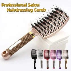 Professional Salon Hairdressing Comb Scalp MassageCombs Wet Curly Detangle Hair Brush for Barber Styling Tools