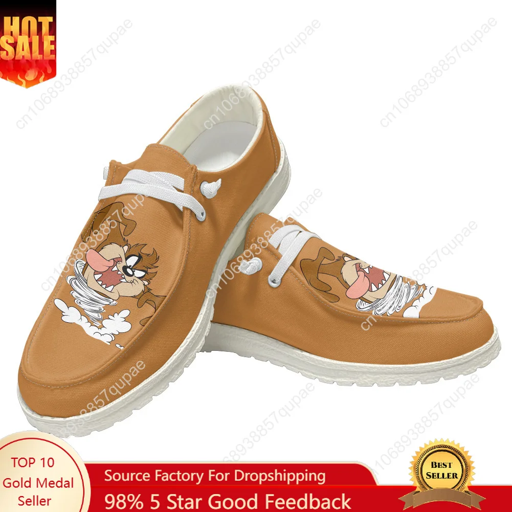 

Tasmanian Devils Casual Shoes Men Woman Cartoon Anime Taz Flat Shoe Breathable Indoor Outdoor Lightweight Footwear Couple Custom