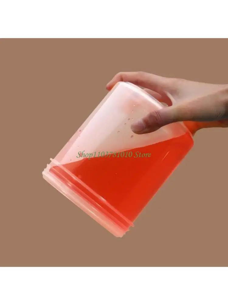 

U55D Durable PP Pantries Jars With Secure Lids Moisture Proof Containers 3 Sizes Commercial Grade Sealed PP Canister