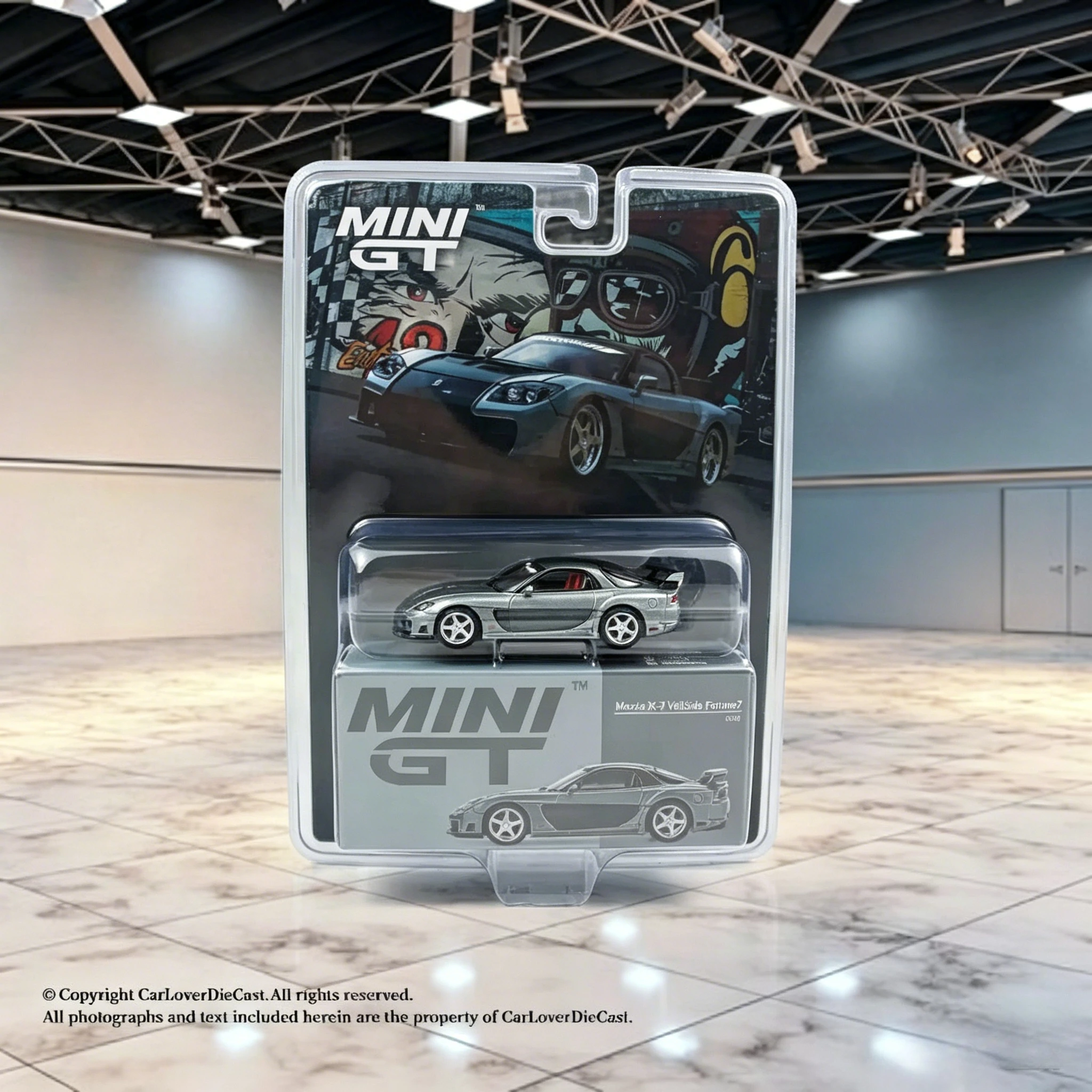 

MINIGT 1:64 RX7 Velside High Simulation Alloy Diecast model collection display birthday gift