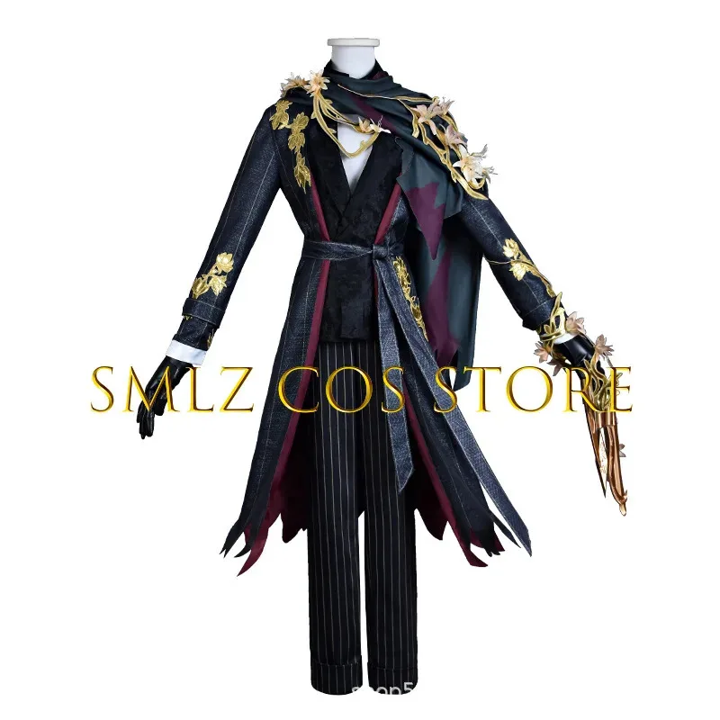 The Ripper Artist Cosplay Costume Game Identity ⅤCosplay Evening Primrose Uniform Outfit Suit Halloween Party Clothing for Man
