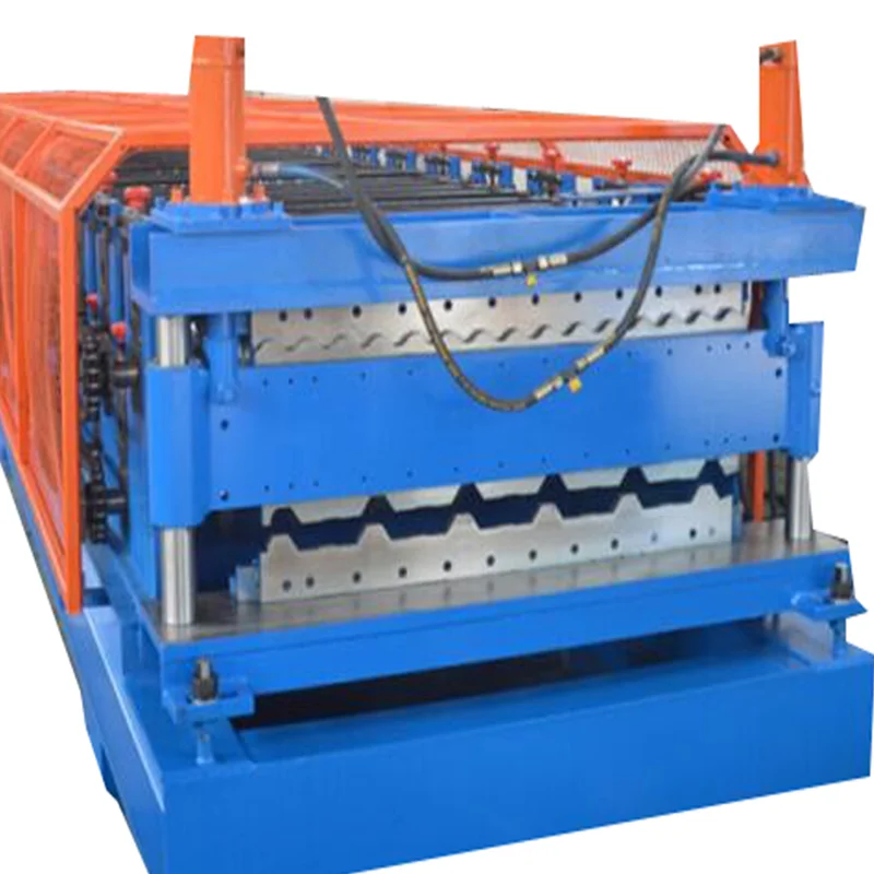 Laminating Roof Sheet Machine Combined with Glazed Tile Making Machine Applying Protective Films During Formation