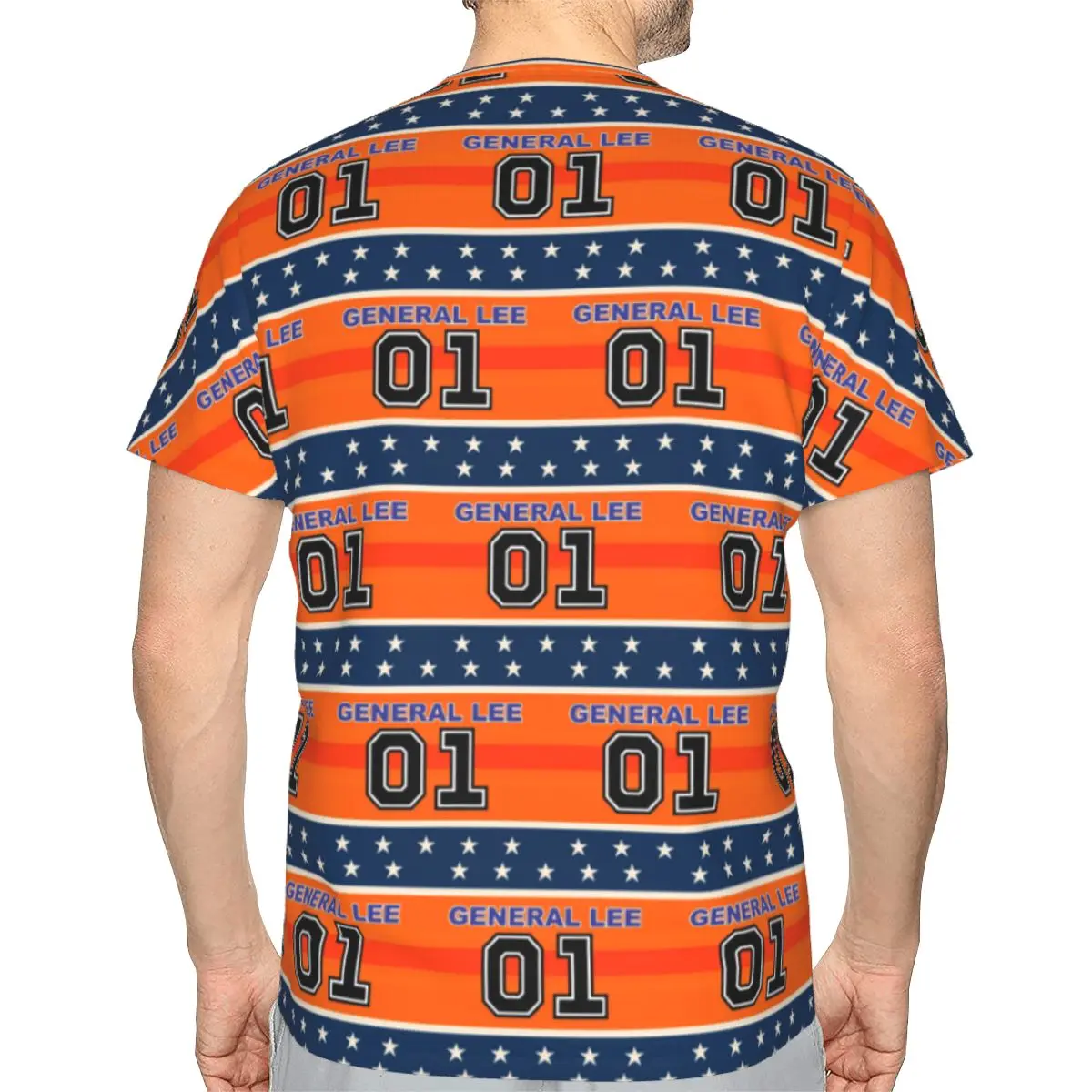 Dukes Of Hazzard Good Ol' Boys Racing Car 01 General Lee 100% Cotton T-Shirt Men'sFunny T Shirts Men Crew Neck Short Sleeve