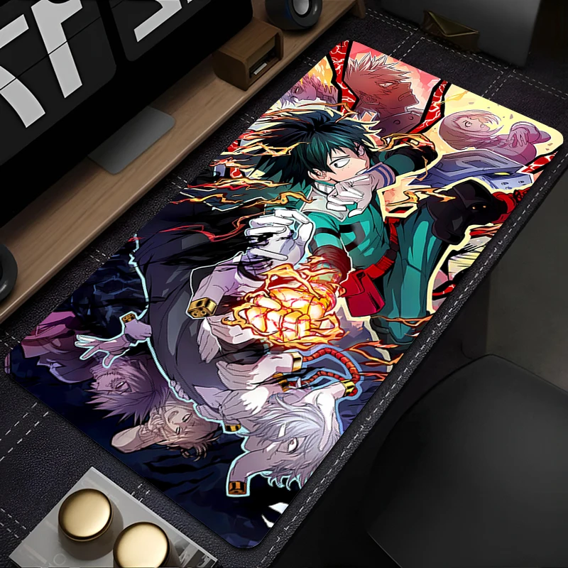 My Hero Academia Mousepad Game Computer Desk Mat Table Keyboard Big Mouse Pad Laptop Cushion Non-slip Deskpad PC carpet Mousepad