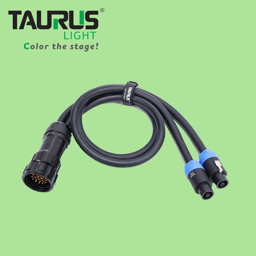 2026 Professional Socapex 19Pin Male to NL4/NL8 Breakout Split Cable Audio Speakon Parts for Speakers Stage Performance
