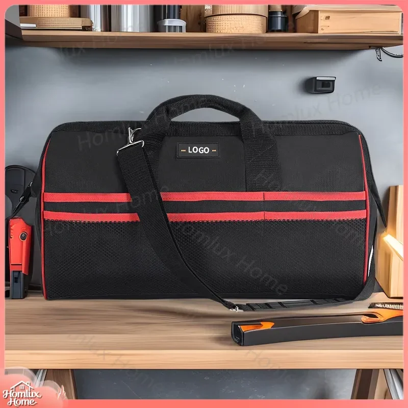 Heavy Duty Large Tool Bag for Electricians and Woodworkers Wear Resistant Hardware Storage Toolbox Installation Kit