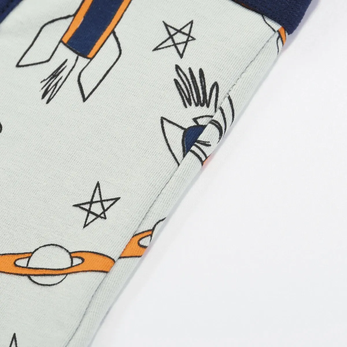5er-Pack Jungen-Boxershorts mit Dinosaurier-, Krokodil-, Baufahrzeug- und Raketen-Print – Kinderunterhosen – Detail 4