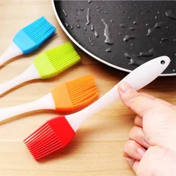 Useful Silicone Oil Brushes Baking Bakeware Bread Cook Brushes Pastry BBQ Basting Brush Seasoning Oil Brushes Kitchen Tools