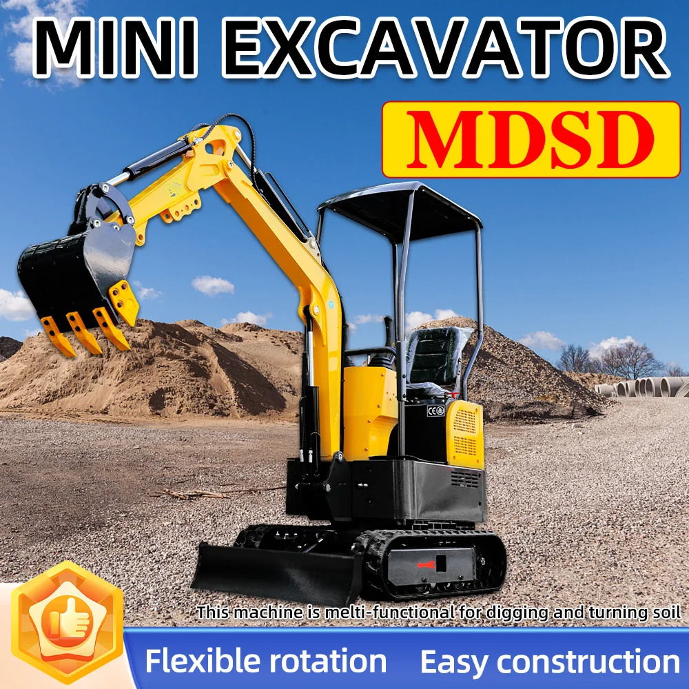 Venda quente mini escavadeira ddp envio mini escavadeira para paisagismo e agricultura epa euro5 escavadeira pequena hidráulica para kubota