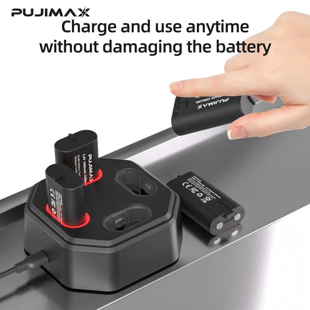 PUJIMAX 3360mWh Digital Battery For Xbox-3360+ USB Charger for Xbox One/Xbox Series X/Xbox One S/Xbox One X/Xbox One Elite