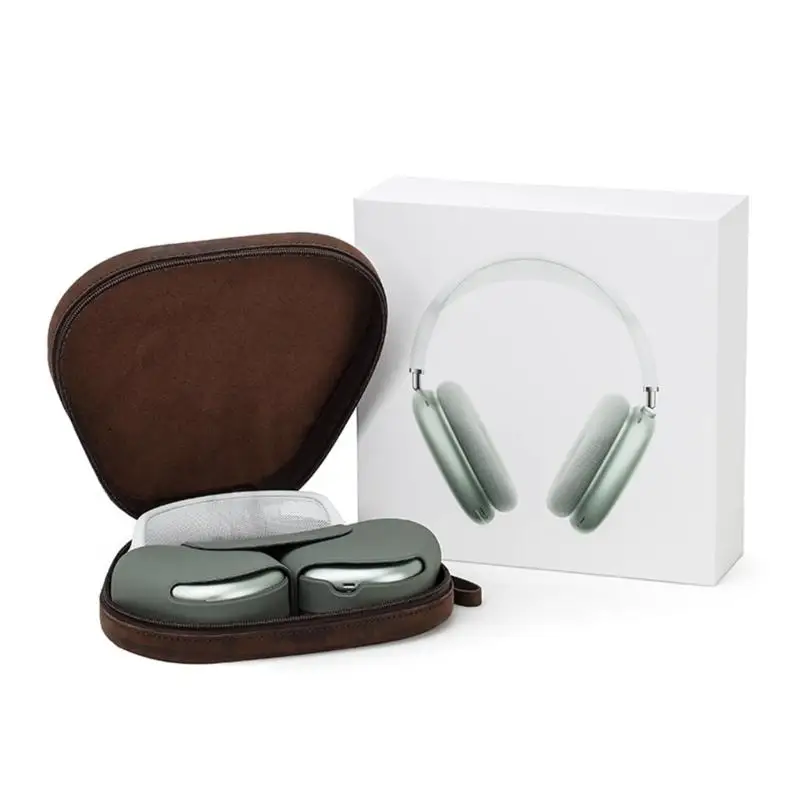 Custodia per cuffie in pelle per organizzatori cuffie