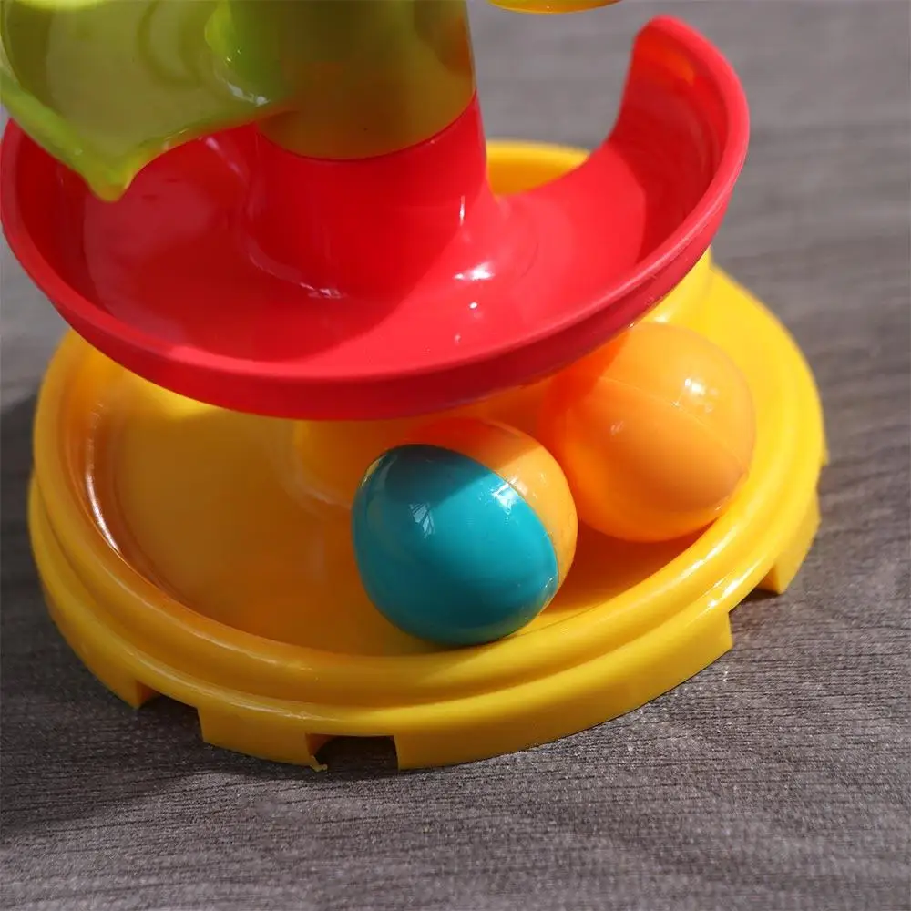 Parent-Child Game Assembling  Baby Puzzle  Spin Track  Set Ball Drop Roll Swirling Tower Track Turn Around