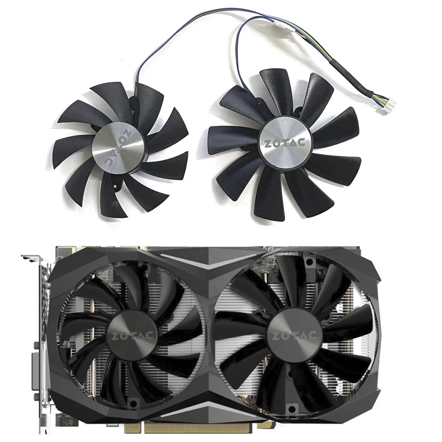 

NEW 87MM 100MM GA92S2H GAA8S2U GTX 1080TI MINI GPU Fan，For ZOTAC GeForce GTX 1080Ti Mini 1070Ti Mini 1060 Video Card Cooling Fan