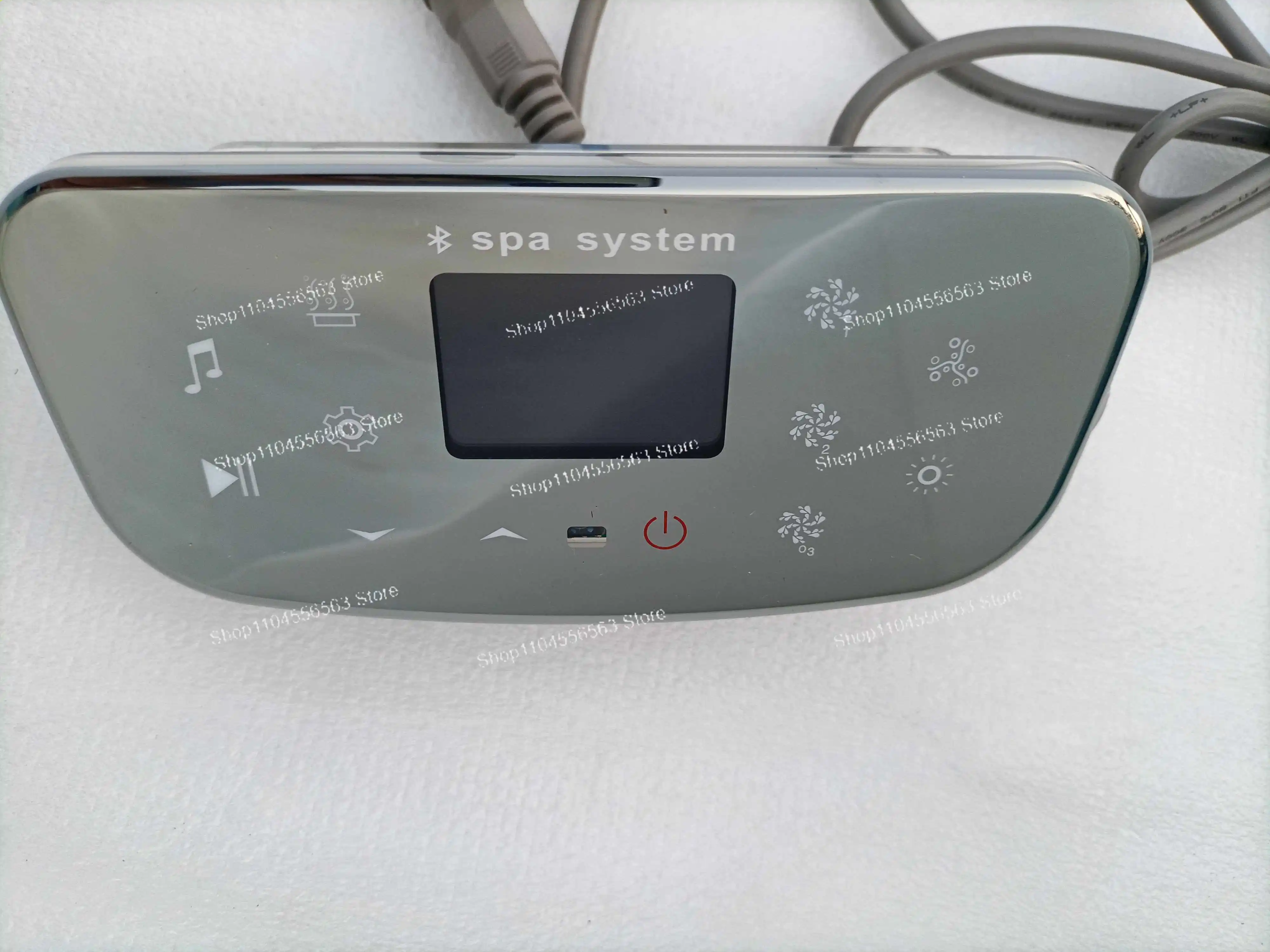 

Swimming pool control electric box touch panel screen circulation heating constant temperature bubble lights filter disinfection