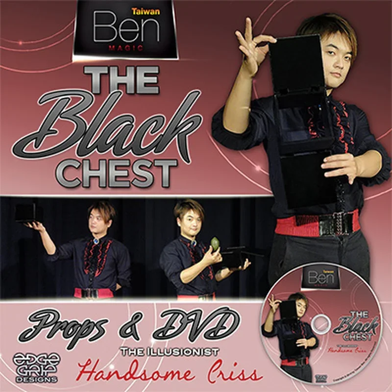 

The Black Chest by Handsome Criss and Taiwan Ben Magic - Trick Stage Magia Props Illusions Kids Magic Show Close up Fun